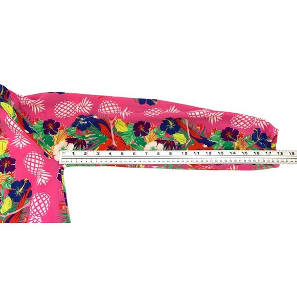 Macbeth Collection by Margaret Josephs Womens Blouse Small Lightweight Tropical - Picture 7 of 11